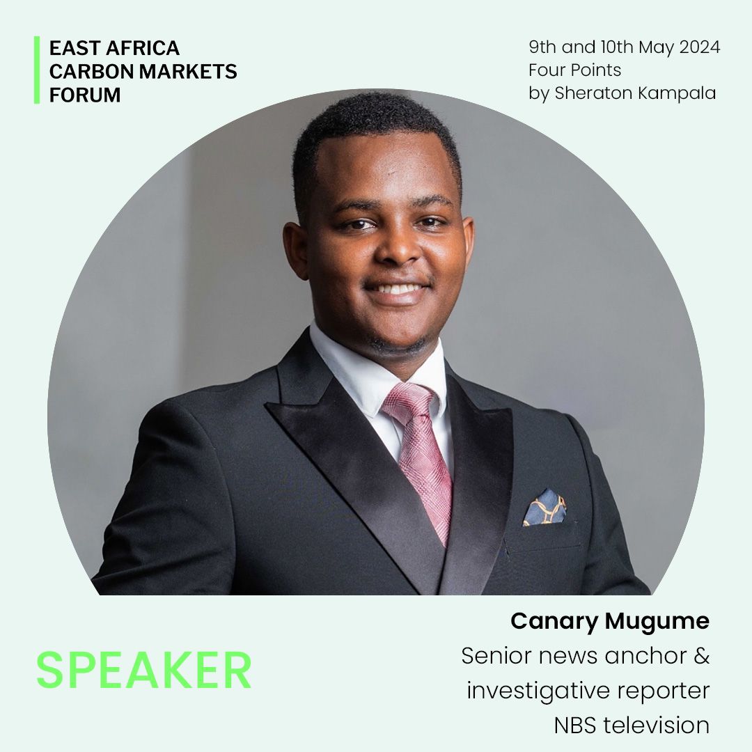 We found this: @CanaryMugume from the State of Uganda, will be moderating this conversation at the East Africa Carbon Markets Forum on this Friday. 
#Topic: COP28 
#Followup: How East Africa Can Unlock Billions for Nature-Based Carbon Solutions.

@EastJumboHouse @SecStateEAGov