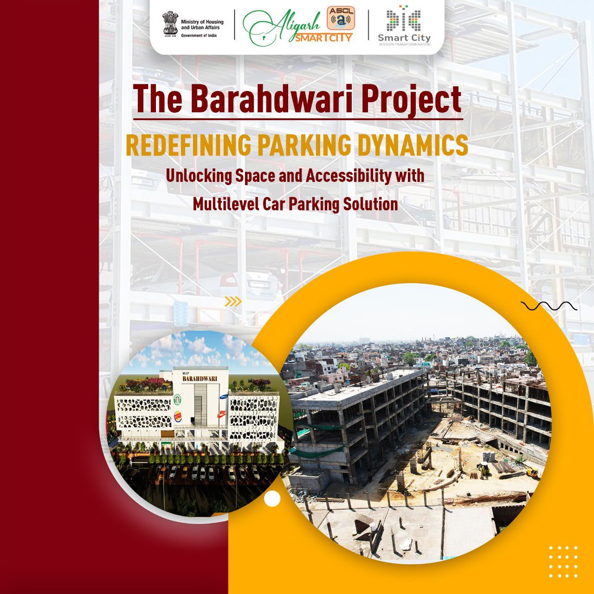 The Barhadwari Project: Redefining parking dynamics with our innovative multilevel car parking solution. Say goodbye to parking woes and hello to unlocked space and accessibility. #Barahdwariproject #ParkingInnovation #MultilevelParking #Accessibility #aligarh #aligarhsmartcity