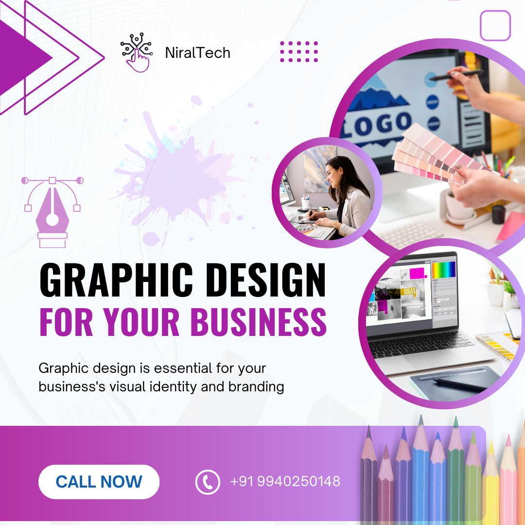 Elevate your brand with NiralTech's top-notch graphic design services! 🎨🖌️
#GraphicDesign #VisualIdentity #Branding #DesignServices #NiralTech #Creativity #ProfessionalDesign #MarketingMaterials #SocialMediaDesign