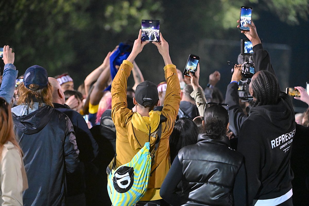 That's A Rap. Three-time @BRITAwards winner @stormzy watched @AFCCroydonAth narrowly beat @KnaphillFC 2-1 in the @ComCoFL Premier Division South play-off final to gain promotion to the @IsthmianLeague (7 May). #RecordCrowd #FootballFever