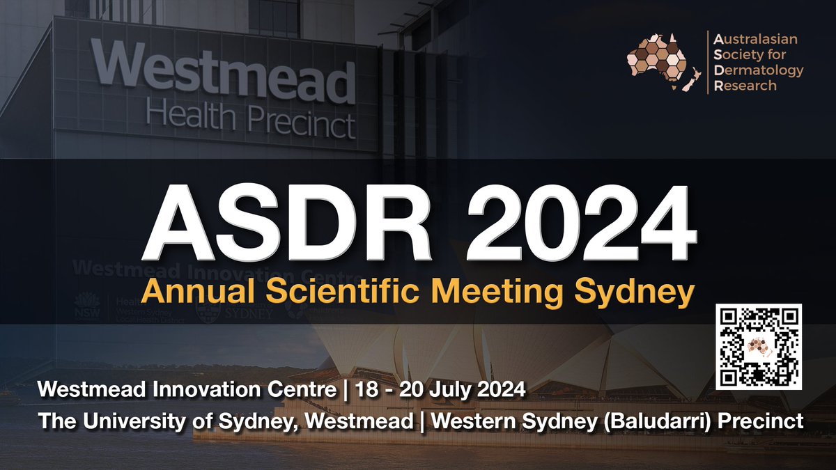ABSTRACT SUBMISSIONS CLOSE: 24 MAY
EARLYBIRD REGISTRATIONS CLOSE: 6 JUNE
Abstract submission and registration links can be found here: lnkd.in/g_YbF2Sd <a href="/sydFMH_EMCR/">Sydney Health EMCR</a> <a href="/CTSR_USyd/">Centre for Translational Skin Research</a> <a href="/WestmeadHub/">Westmead Research</a> <a href="/WestmeadInst/">The Westmead Institute for Medical Research</a> <a href="/SHPartners/">Sydney Health Partners</a> <a href="/Sydney_Uni/">University of Sydney</a> <a href="/SydCancerPtnrs/">Sydney Cancer Partners</a>
