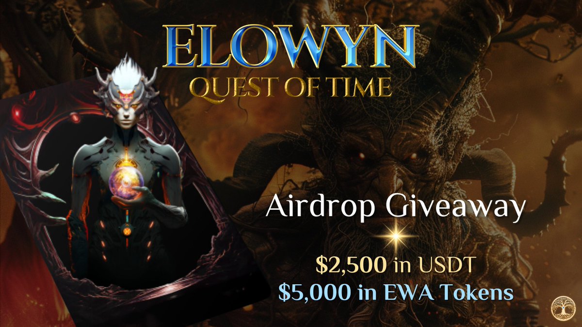Creating prosperity together🦋. We’re giving away $2,500 USDT and $5,000 EWA tokens to share our appreciation for everyone helping build our community for the upcoming Elowyn: Quest of Time game. Participate in our airdrops by clicking the links below and claim your rewards! 
-…
