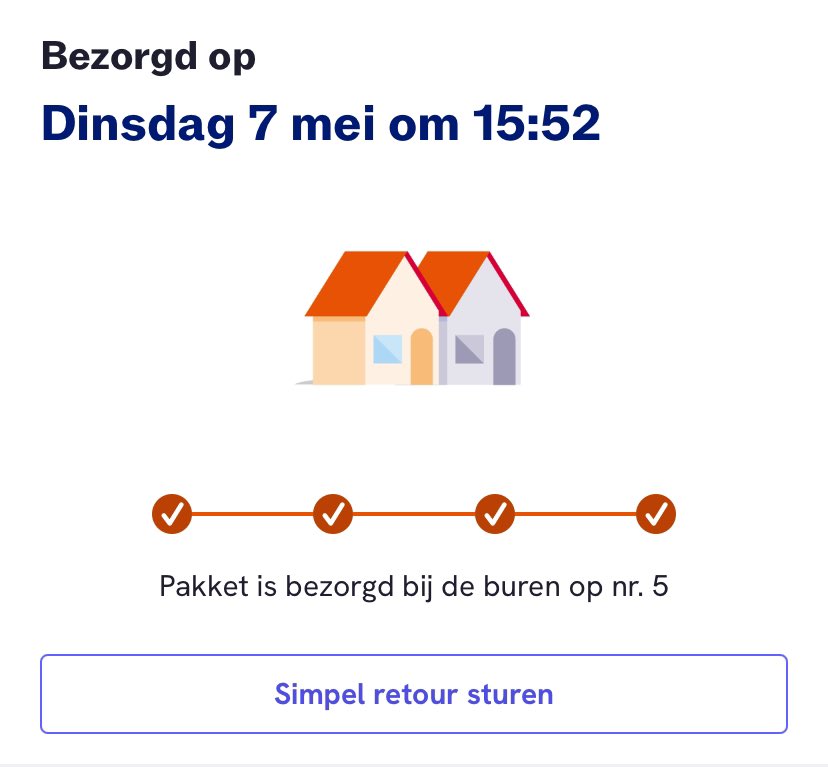 Solen1985's tweet photo. Gisteren is volgens @PostNL een pakket geleverd bij de buren op nummer 5. Ik woon zelf op number 5, er zat geen briefje in de bus, en ik weet niet bij welke buren het is afgeleverd maar ik heb niets ontvangen. Drama weer, @PostNL. https://t.co/sYcQ4LDTOr