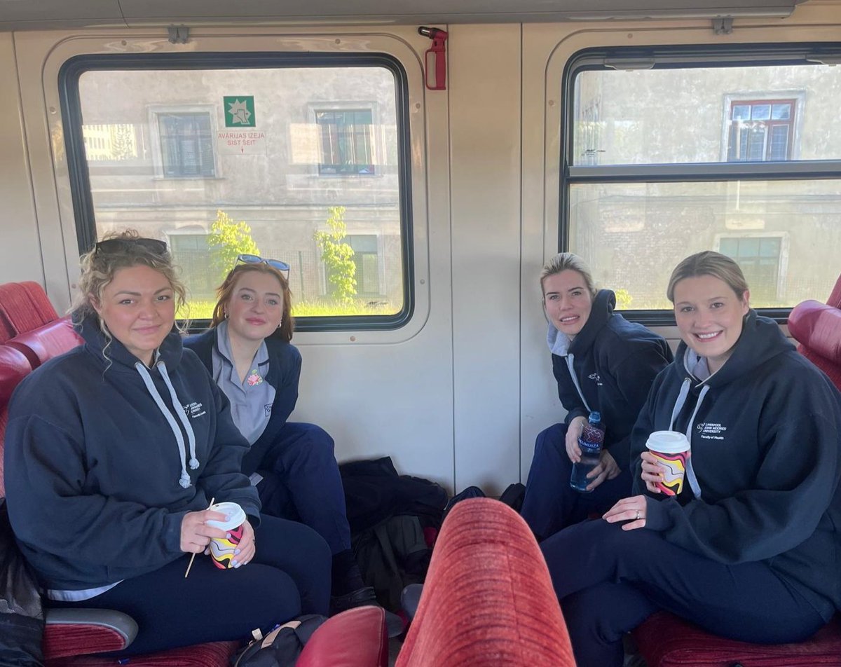 Georgina Keaney (@georgina_keaney) on Twitter photo I'm with <a href="/LJMU/">Liverpool John Moores University</a> #studentmidwives, Sarah, Helen, @CaitlinSTMW and Lottie. We are on the way to a Sigulda hospital birthing centre and to visit Aijas Mikovas birthing home. Looking forward to meeting midwives Selina and Aija <a href="/cmaxwelluk/">Dr Clare Maxwell</a> <a href="/MakingMidwives/">LJMU Making Midwives</a> <a href="/TinaSouth3/">🦉Dr Tina South 🐝 💙</a> I'm with <a href="/LJMU/">Liverpool John Moores University</a> #studentmidwives, Sarah, Helen, @CaitlinSTMW and Lottie. We are on the way to a Sigulda hospital birthing centre and to visit Aijas Mikovas birthing home. Looking forward to meeting midwives Selina and Aija <a href="/cmaxwelluk/">Dr Clare Maxwell</a> <a href="/MakingMidwives/">LJMU Making Midwives</a> <a href="/TinaSouth3/">🦉Dr Tina South 🐝 💙</a>