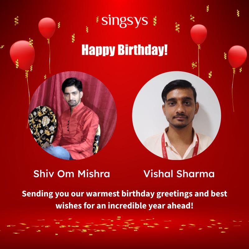 Today is the day you were brought into this world to be a blessing and inspiration to the people around you. May you be given more birthdays to fulfil all of your dreams!

Many Many Happy Returns Of The Day 🎂 💐 

#HappyBirthday #SpecialDay #Celebration #Team #Singsys