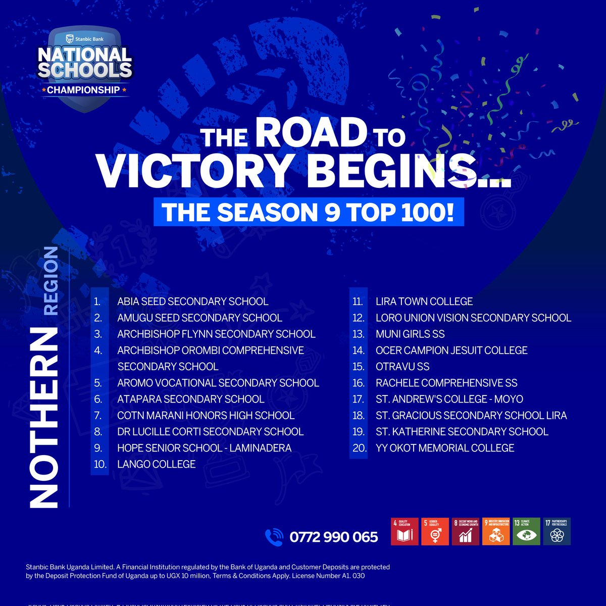 🥳The road to victory begins. Congratulations to the 100 schools that have made it to this year's Stanbic National Schools Championship boot camp. We can't wait to interact with you. #StanbicUGChampions