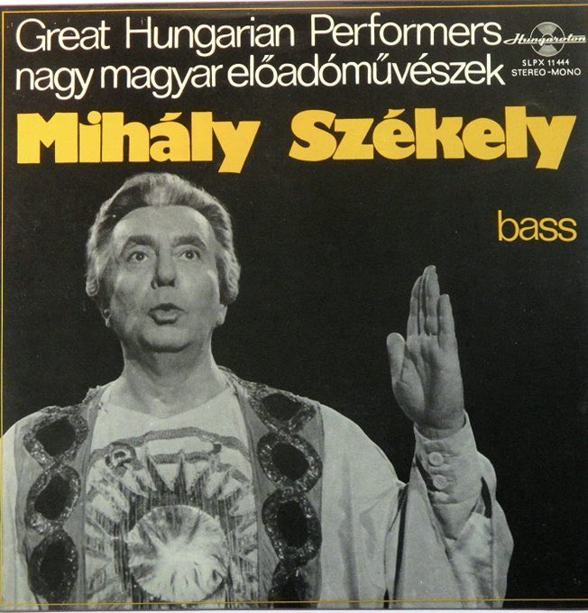 Born #OTD in 1901: the great Hungarian bass Mihály Székely, celebrated for a wide repertoire and who worked closely with Bartók on Bluebeard, a role he recorded twice. @_Hungaroton