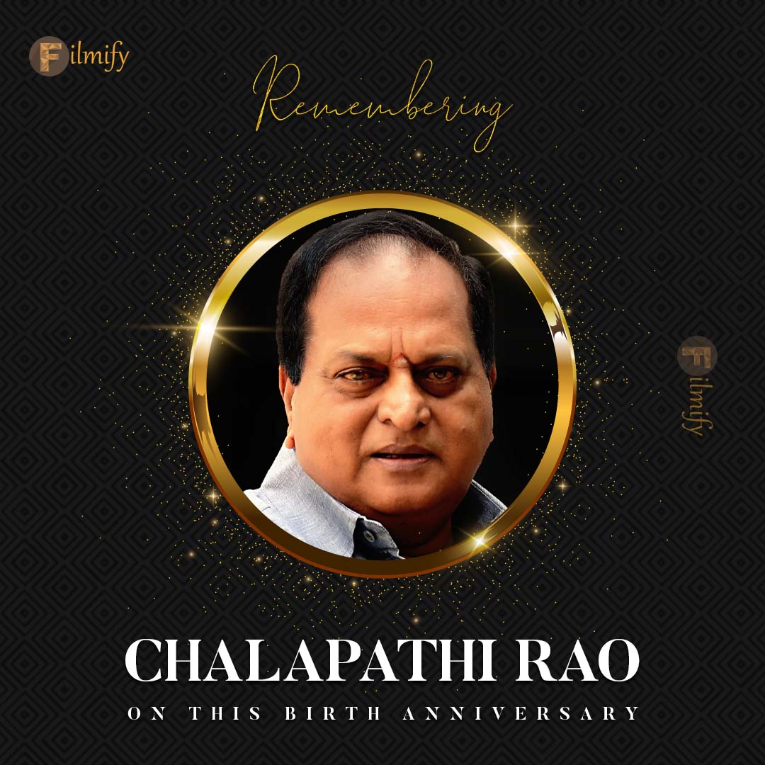 Remembering Legendary Actor Chalapathi Rao 💐.

#ChalapathiRao #BirthAnniversary #actors #Tollywood  #comedian  #villain #ChalapthiRaoBirthAnniversary #chalapathiraomovies #Chalapathi #telugucinema #telugumovienews #FilmifyTelugu #Filmifyenglish