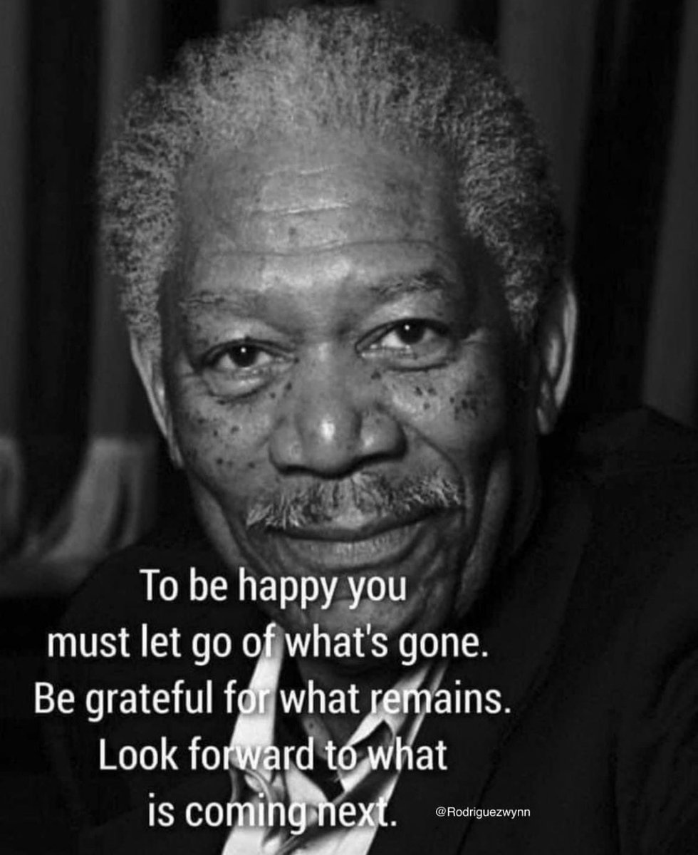 Wise words - let go of what’s gone be grateful for what remains look forward to what comes next!