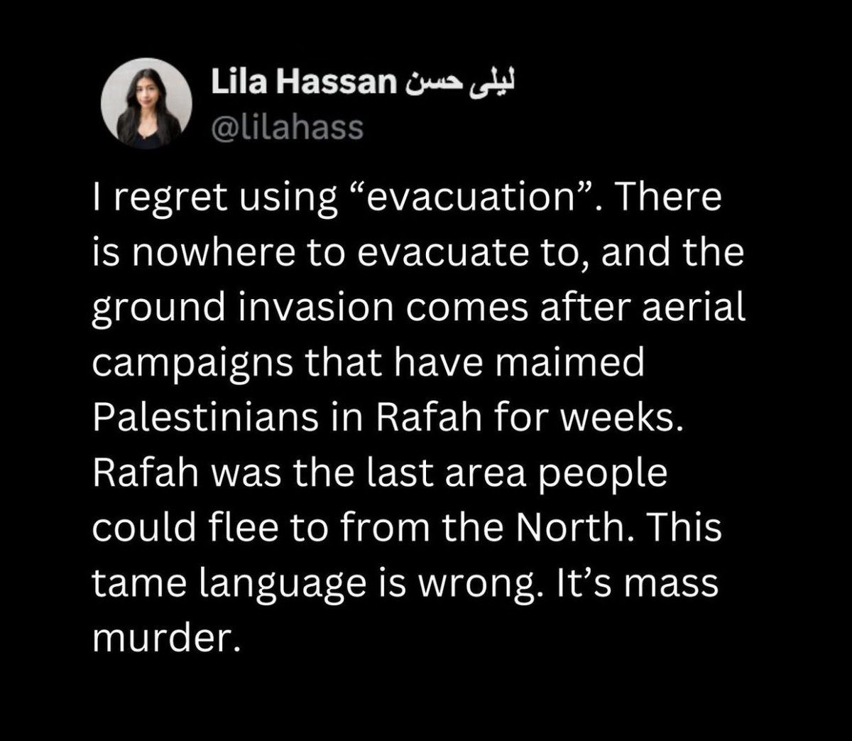 Trigger warning ⚠️ The IDF were bombing people in tents. Hamas agreed to a ceasefire. Hamas also tried to agree to release the hostages in October…this isn’t about defence. There’s nowhere to go they’re rounding ppl up to murder them. It’s about annihilation of an entire race.