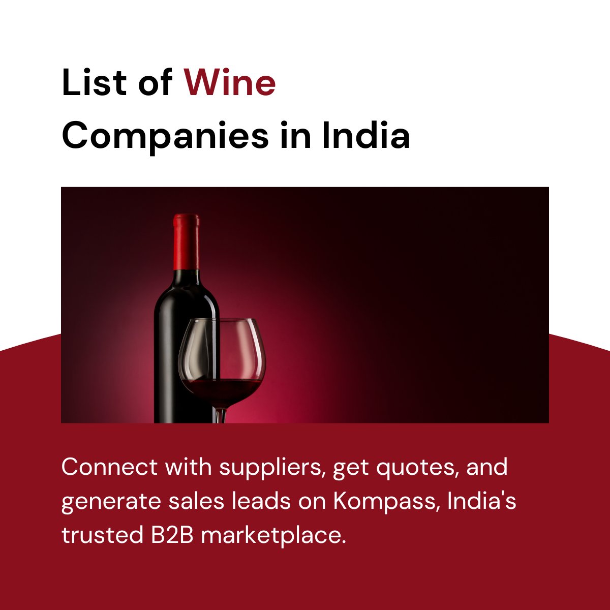 List of top wine companies in India:

⟶ Sula Vineyards
⟶ Grover Zampa Vineyards
⟶ Fratelli Vineyards
⟶ KRSMA Estates
⟶ York Winery

in.kompass.com/a/wine-grape/0…

#Kompass #BusinessDirectory #BusinessListing #B2BDatabase #BeverageIndustry #Wine #IndianWine #WineTasting