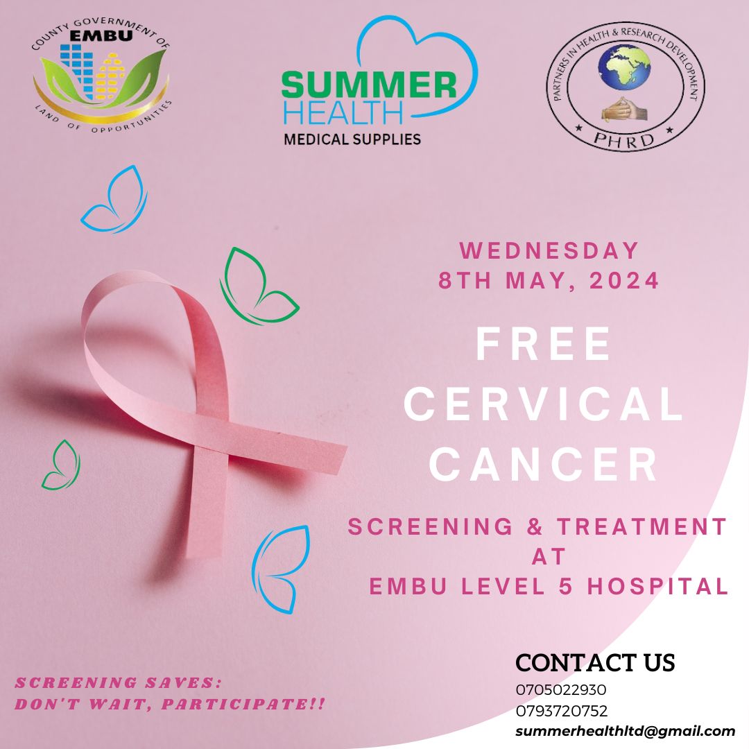 Tupatane pale Embu level 5 Hospital..
#Cancer #cervicalcancer