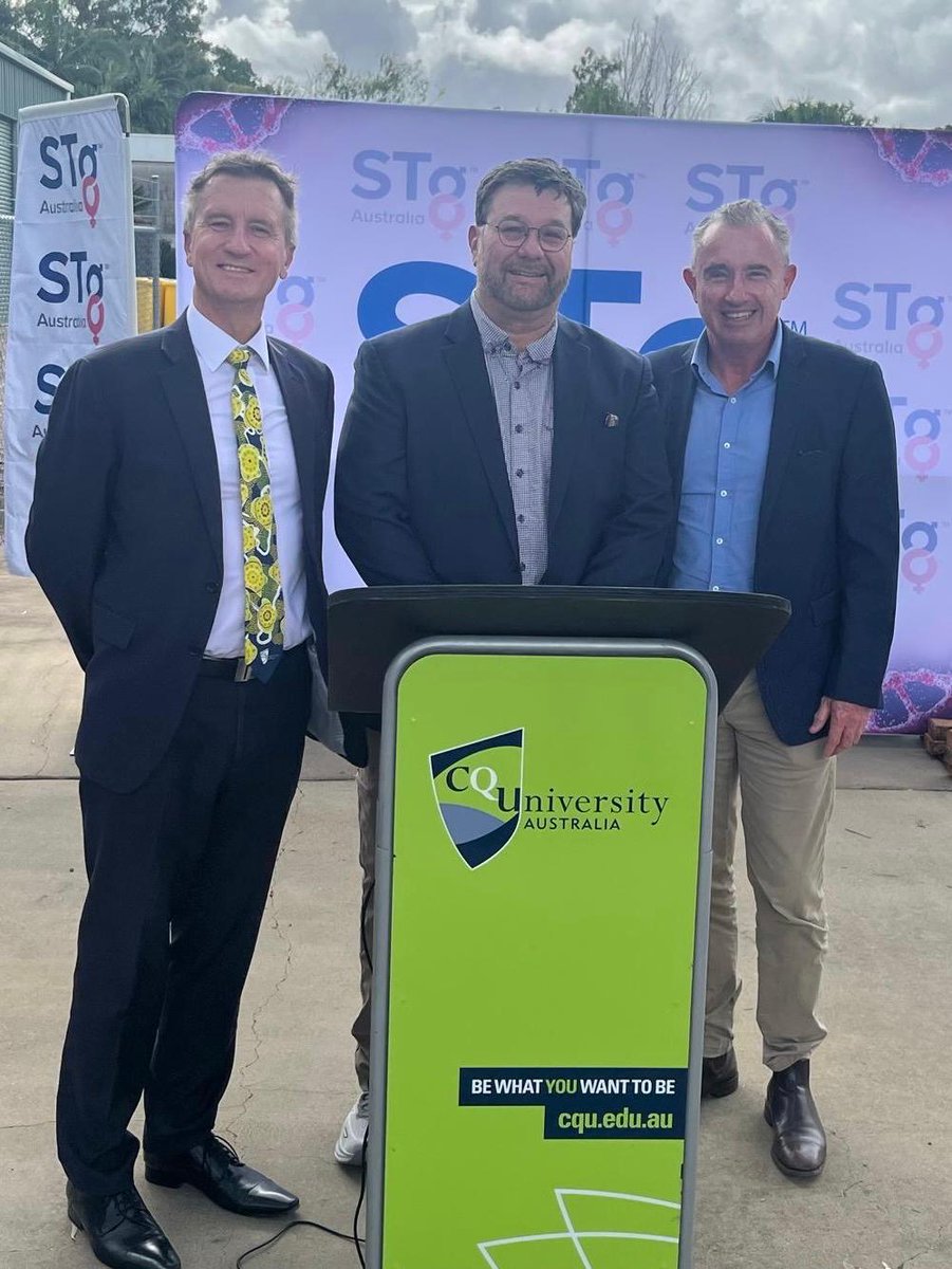 Grand opening of @STgenetics 'Australia Sexed Semen laboratory' at @CQU in Rockhampton. STgenetics & CQUni have established the first gender selected semen processing lab in Qld - supporting cattle producers deliver efficiencies in the beef supply chain #auspol @CQUniversityVC