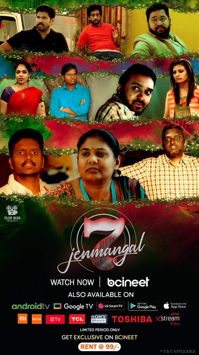 7 chapters. 7 Different Destinies. 4 Directors. 1 Independent Film. 

Tamil film #7Jenmangal / #7Angels (2024), now streaming on #bcineet @ABCTalkies

@harishgokul89 #ManiKarunanidhi #DilipKumar #KarthickMohan