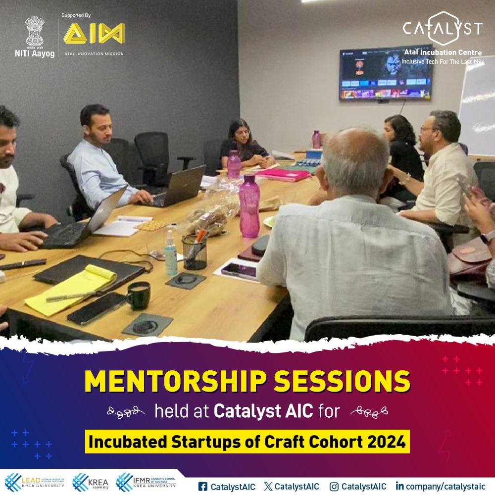 It was a delight to be a part of intense business discussions as a part of our ongoing 2024 Crafts Accelerator program. Our startups received invaluable insights through diagnostic panels, from an esteemed panel of mentors.
