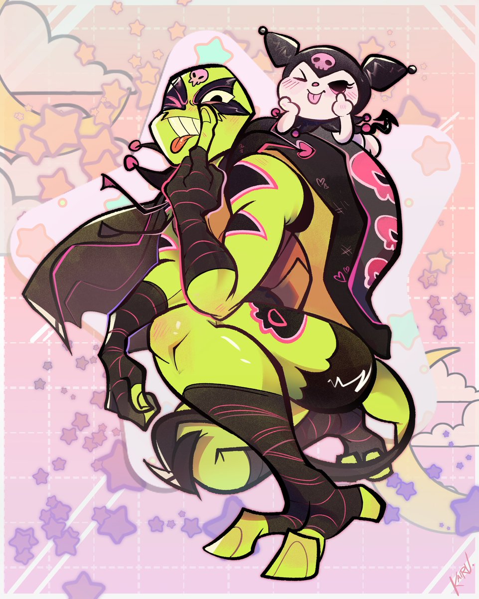 not nsfw but this was for a collab and i still love it. concept was tmnt x sanrio and these bitches slay #tmnt #tcest so u antis dont find this and immediately stalk my acc