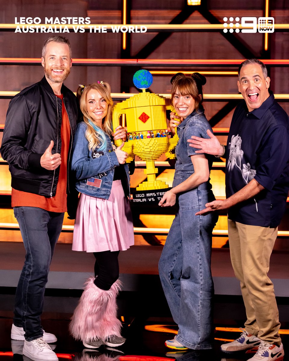 Congratulations to Team USA, Krystle &amp; Michelle, on an EPIC #LEGOMastersAU win! 🏆👏