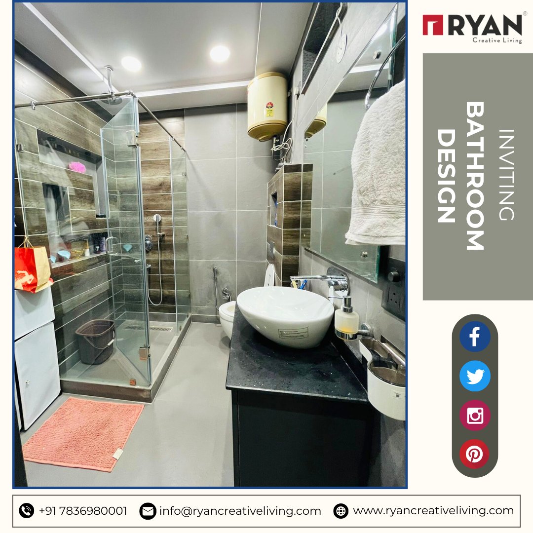 😍Indulge in the art of relaxation with our exceptional bathroom designs by Ryan Creative Living 🧖‍♂️🌟
.
.
#BathroomDesign #LuxuryLiving #InteriorInspo #HomeGoals #DesignDreams #CreativeSpaces #BathroomBliss #RenovationInspiration #InteriorStyling #RyanCreativeLiving