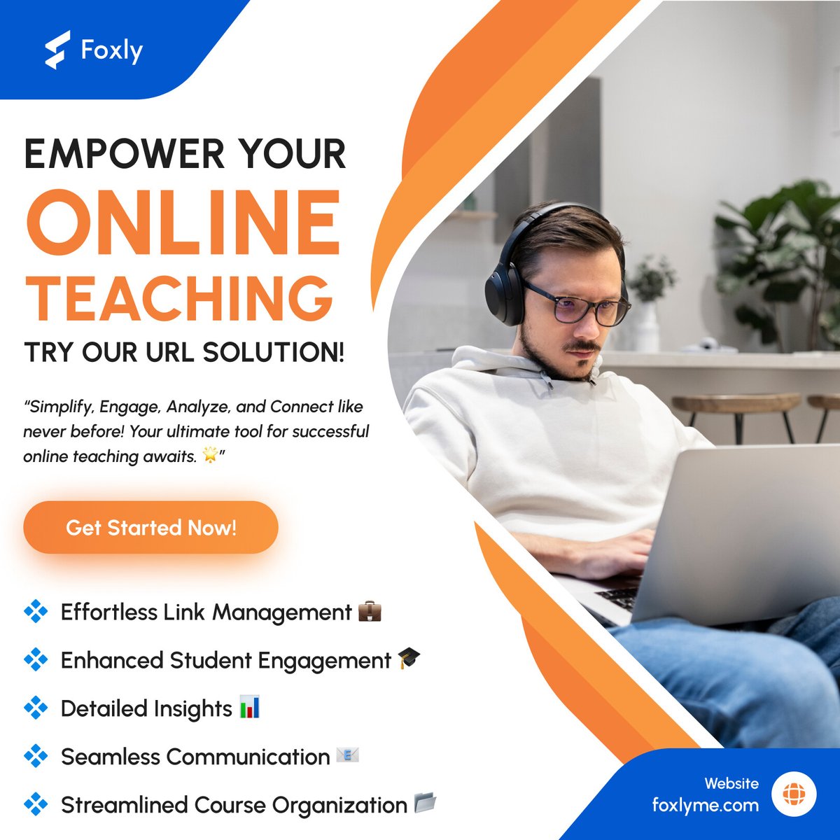 officialfoxlyme's tweet image. Transform your online teaching experience with our all-in-one URL solution! 💻✨ Say hello to effortless management, enhanced engagement, and detailed insights! 🚀

#OnlineTeachingMadeEasy #EmpowerEducators #DigitalLearningRevolution #bitlyalternative