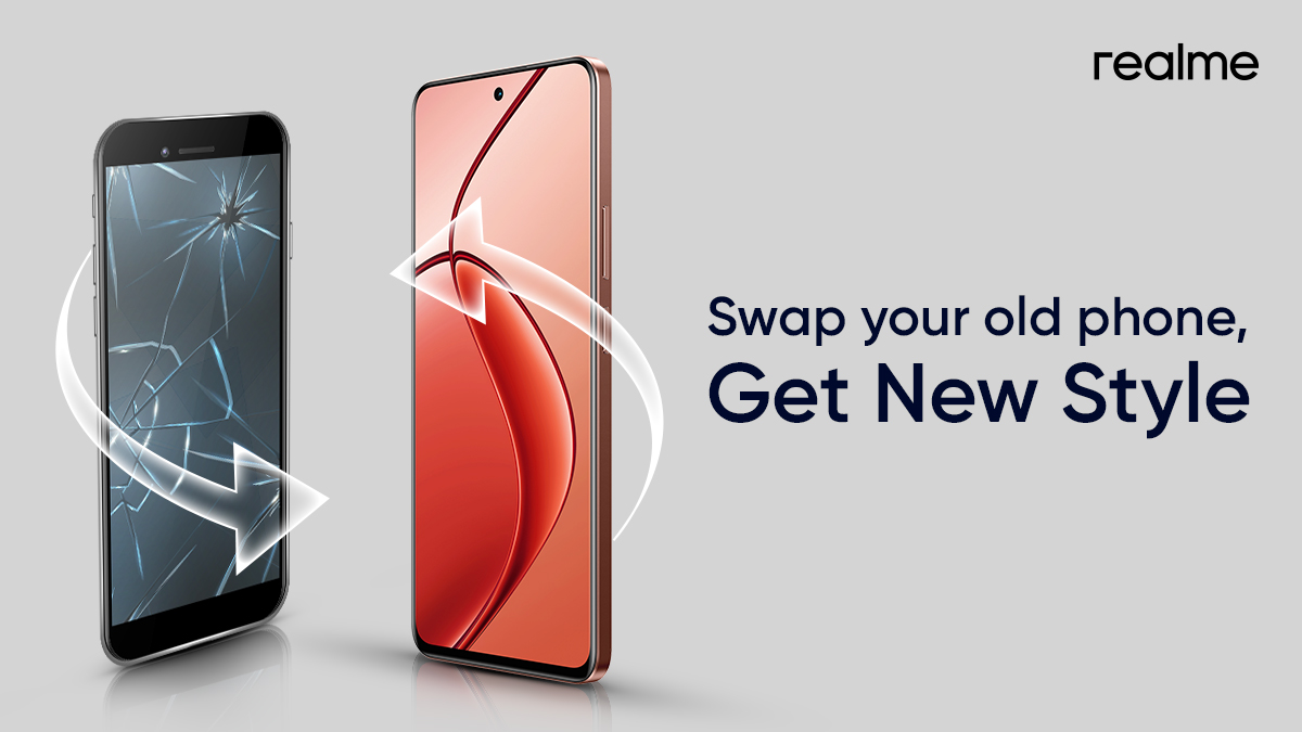 Time for an upgrade! Exchange your old device for the powerful realme P1 5G. Learn more: tinyurl.com/2u4uc2cj