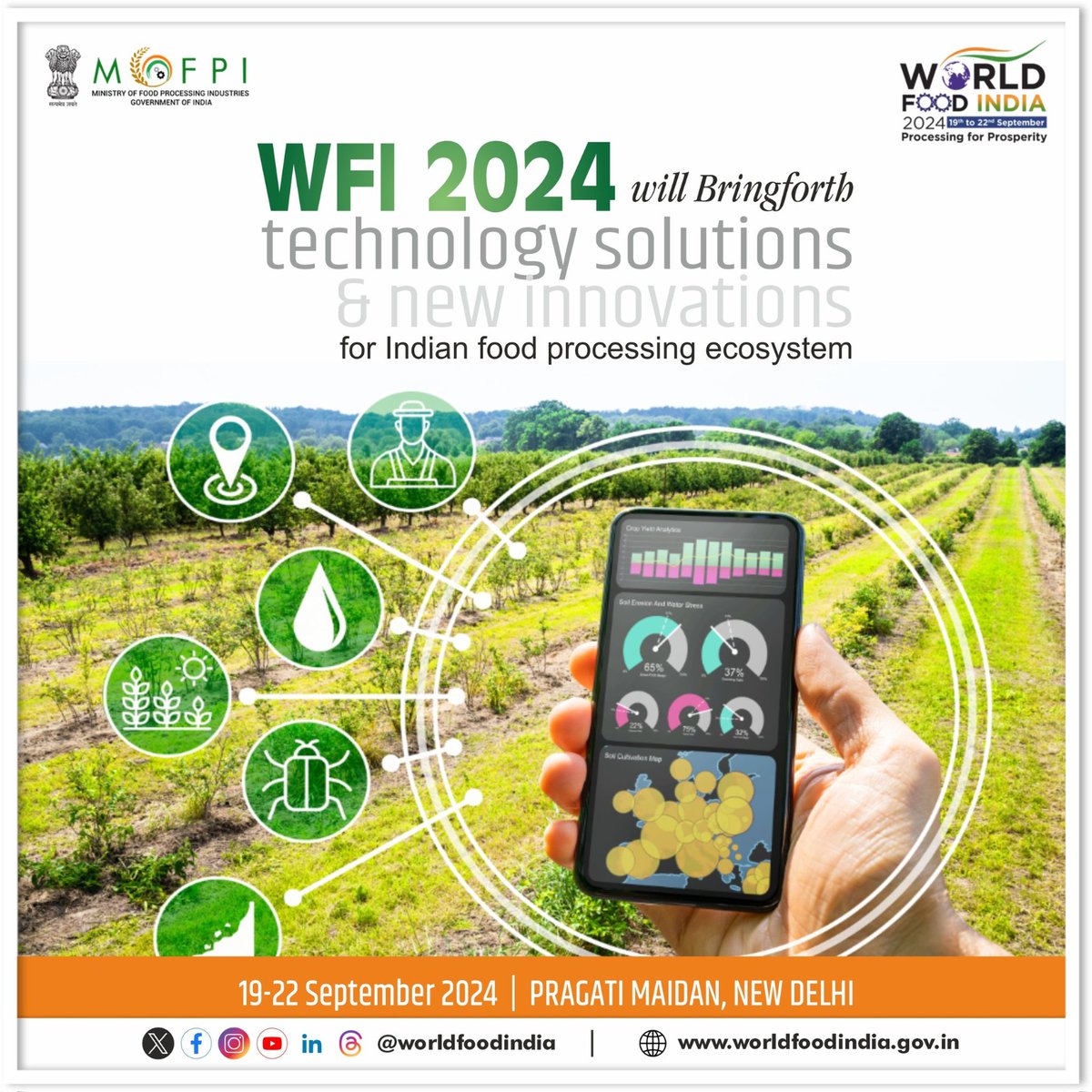 Join @worldfoodindia  to discover the latest trends and innovations in the #foodprocessing industry.

#wfi2024
#WorldFoodIndia2024
#processingforprosperity