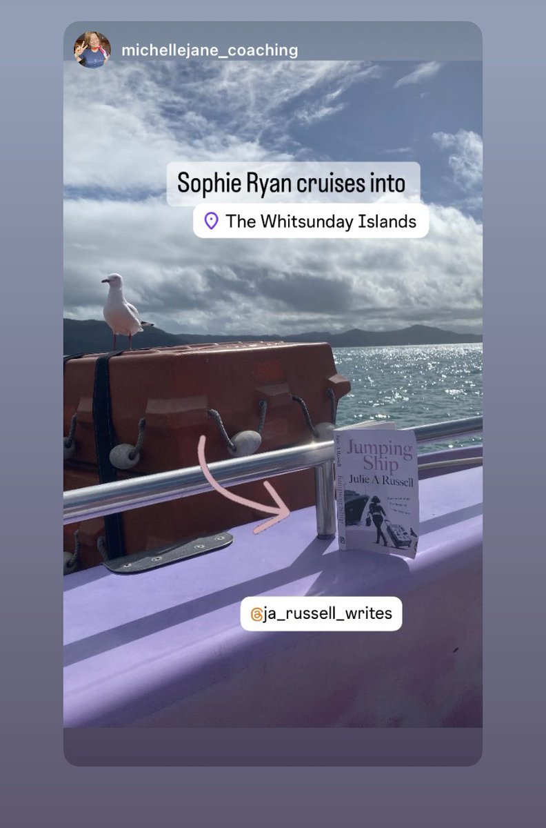 What’s Sophie O’Ryan about to discover in The Whitsunday’s? #booklovers #booktwt #BookTwitter #RomCom #contemporaryromance #Lovestory #RomanticSuspense #ModernRomance #fictionforher #HeartfeltStories #jumpingshipnovel #SophieORyan #guiltandgriefjourney #holidayreading