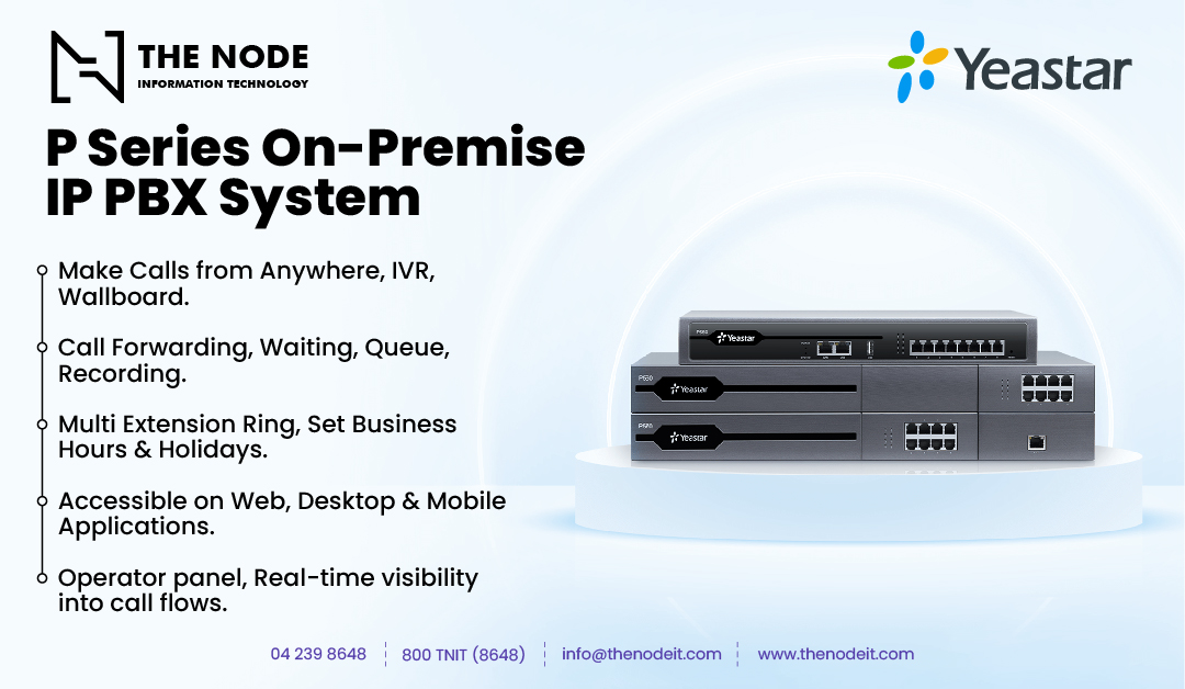 thenodeit's tweet image. Transform your business communication with Yeastar P Series On-Premise IP PBX System.   Contact us at: Toll-Free: 800-TNIT (800 8648) 📧 info@thenodeit.com 🌐 thenodeit.com   #IT #DigitalInfrastructure #NodeIT  #YeastarPseries #IPBX