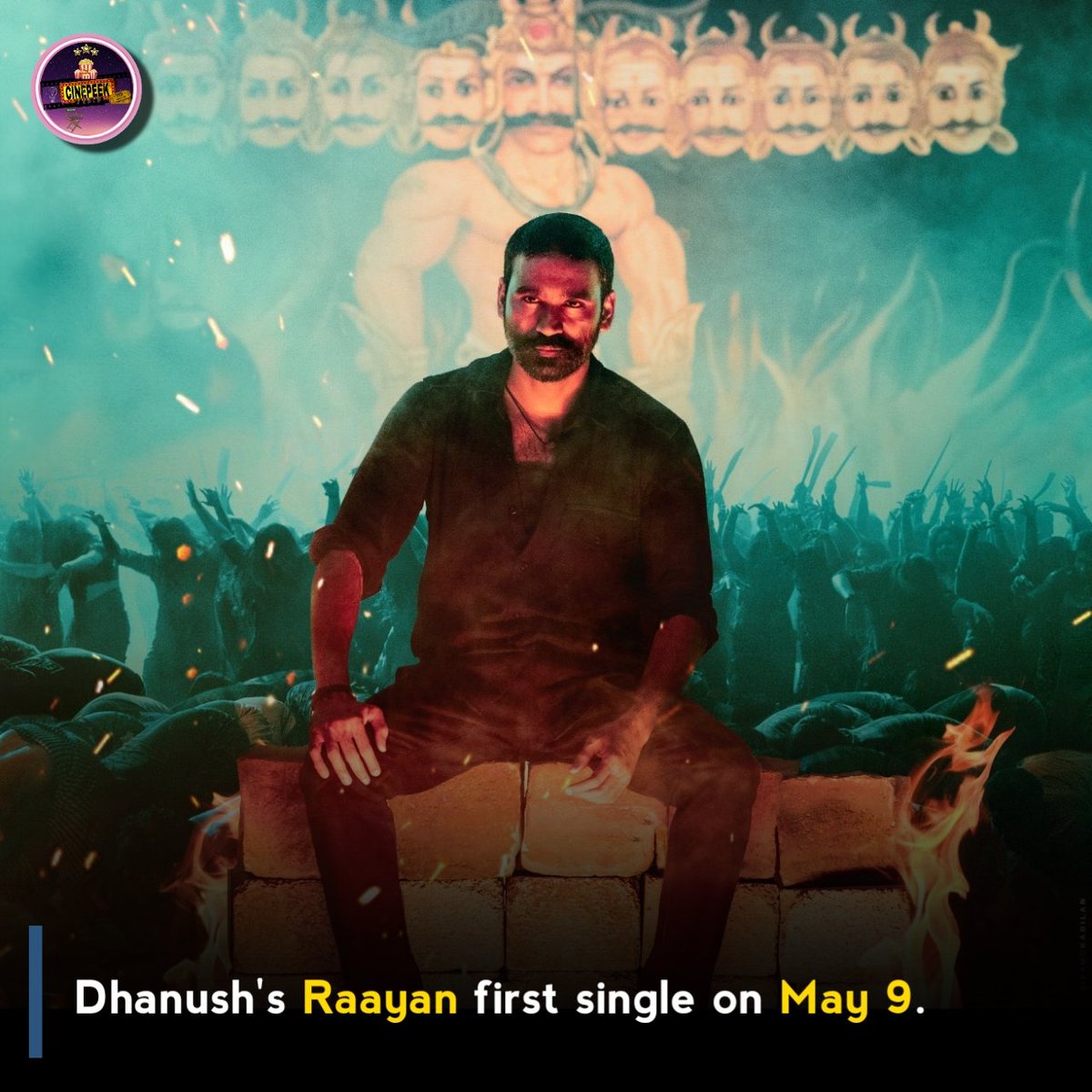 OnceMoreMedia's tweet photo. #FilmyBuzz - #Dhanush 's #Raayan first single on May 9. Worldwide release in June 2024.
@dhanushkraja #CinePeek https://t.co/6CqRpILqGh