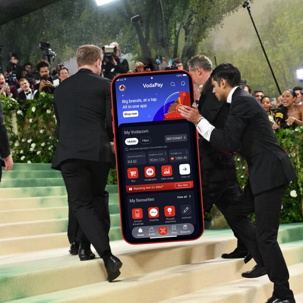 It’s so good, we think it should’ve been on the red carpet! Show some love to the one app that makes every day life easier for you. From bill payments to sending money, we've got you with exclusive deals & more! Download VodaPay today! bit.ly/3LPapw2 #MetGala2024