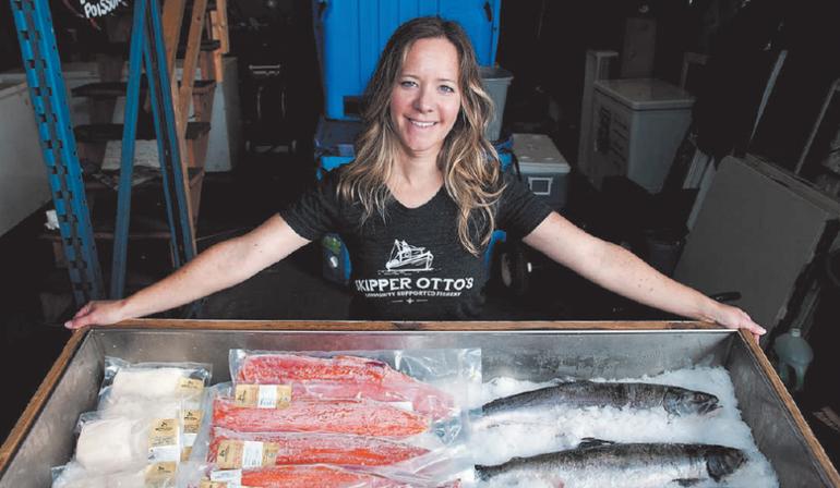 “Since salmon farms were brought into our waters we’ve seen a steady decline in wild salmon numbers, as we’ve been talking about here,” said Sonia Strobel, CEO and co-founder of @skipperotto “And this has happened everywhere in the world” @VancouverSun @the_gsfr @wildfirstcanada