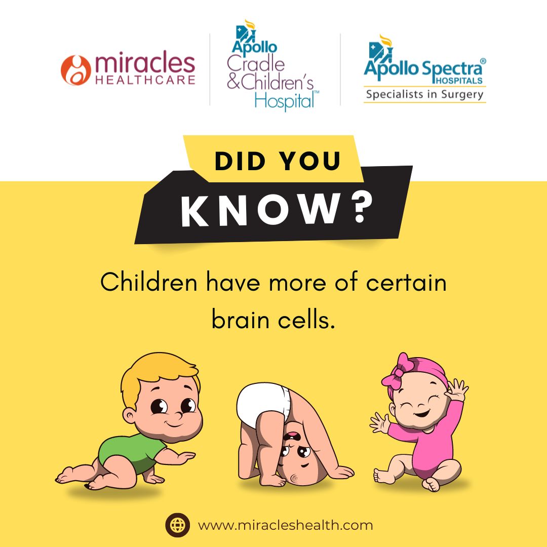 As a baby grows, their brain gets much bigger, more than doubling in size in the first year. Even though the brain is still developing, it already has most of the nerve cells that send messages. 

#braindevelopment #babygrowth #nervecells #BrainSize #Neurodevelopment