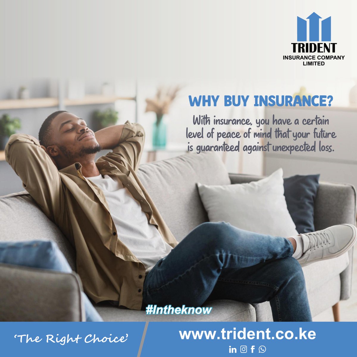 Losses can occur anytime unexpectedly...
Safeguard yourself by taking insurance with us today

#tridentinsurance  #therightchoice #intheknow