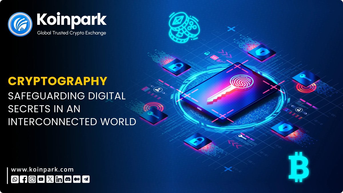 🌟 Safeguarding Digital Secrets in an Interconnected World: Explore the Power of Cryptography. From ancient ciphers to modern encryption, it's the guardian of digital trust. 📍

✌ Know More: medium.com/@koinpark/cryp…

#Cryptography #DigitalSecurity #Privacy #koinpark