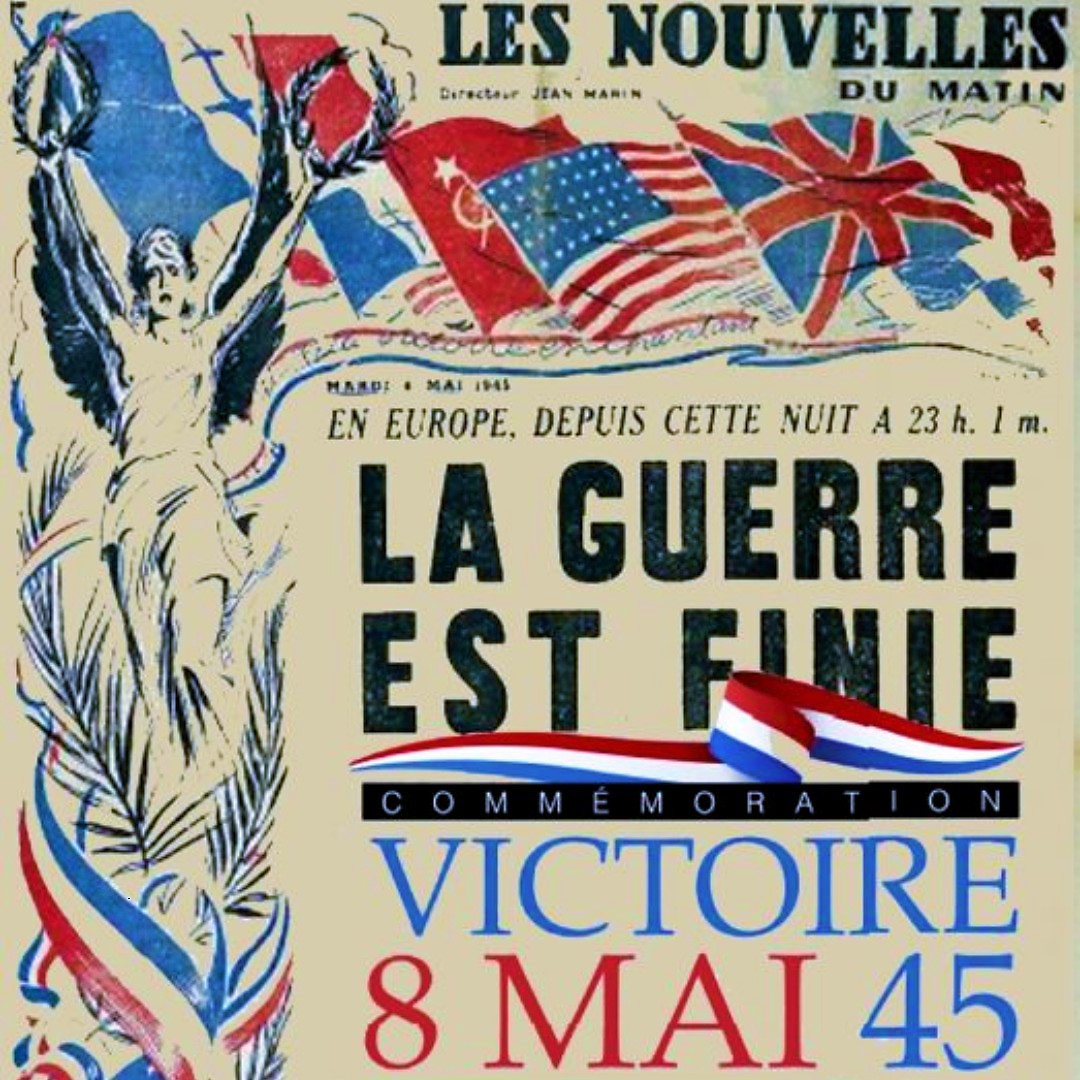 Today marks 79 years since the churches of France rang bells on the morning of May 8th 1945, signalling the victory of allied troops & the end of the war.

#VEDay #8mai1945 #victoryineurope #8mai #laguerreestfinie #warisover #onthisday #frenchhistory #frenchvintagedecor