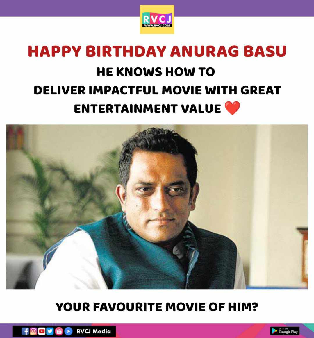 Happy Birthday Anurag Basu

#anuragbasu @basuanurag