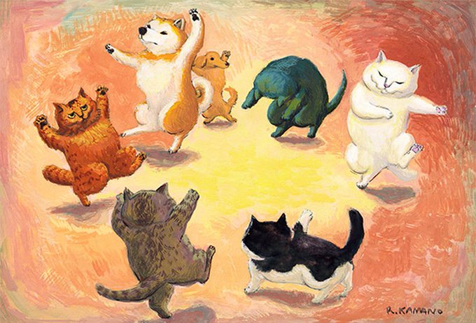 「cat painting (medium)」 illustration images(Latest)