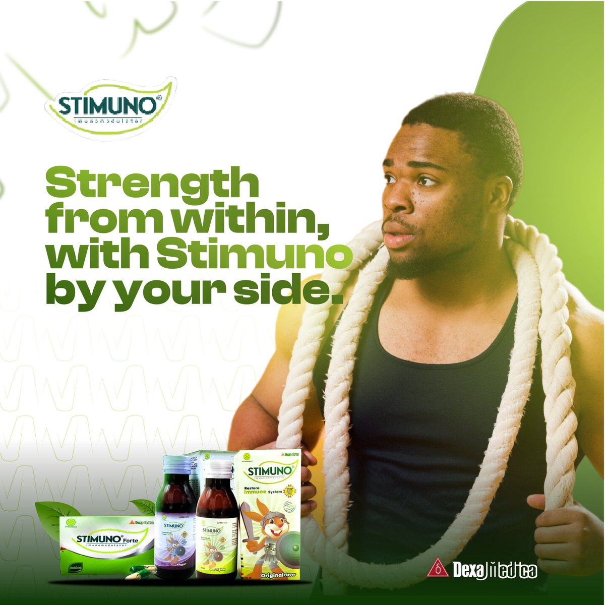 Unlock Your Inner Strength with Stimuno! 💪✨ With Stimuno by your side, fortify your immune system and take on your day with confidence.

#Stimuno #healthylife #immunesystem #ImmuneBooster