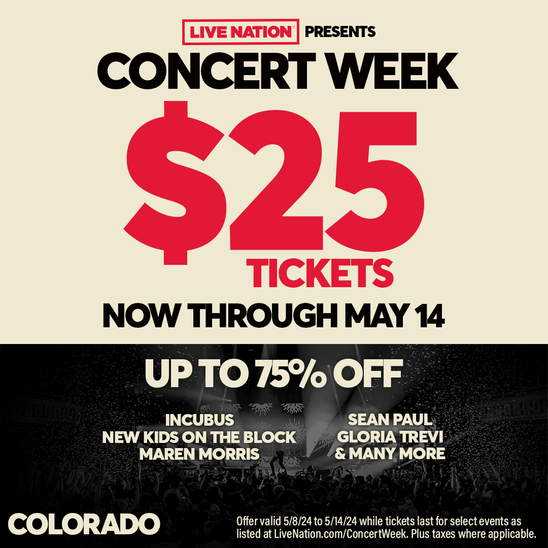 Concert Week is HERE! 🤩 Grab your $25 tickets now through May 14th to over 5,000 shows through the rest of the year: livemu.sc/4bj1m11