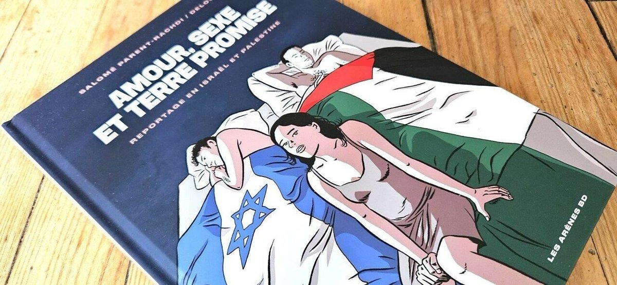 'Raconter le conflit israélo-palestinien' via 'le prisme de l'intime' : @salomeparent signe la BD 'Amour, sexe et Terre promise' Réécoutez-la au 🎤 de @L_Gayet ➡️ l.franceinter.fr/PNc