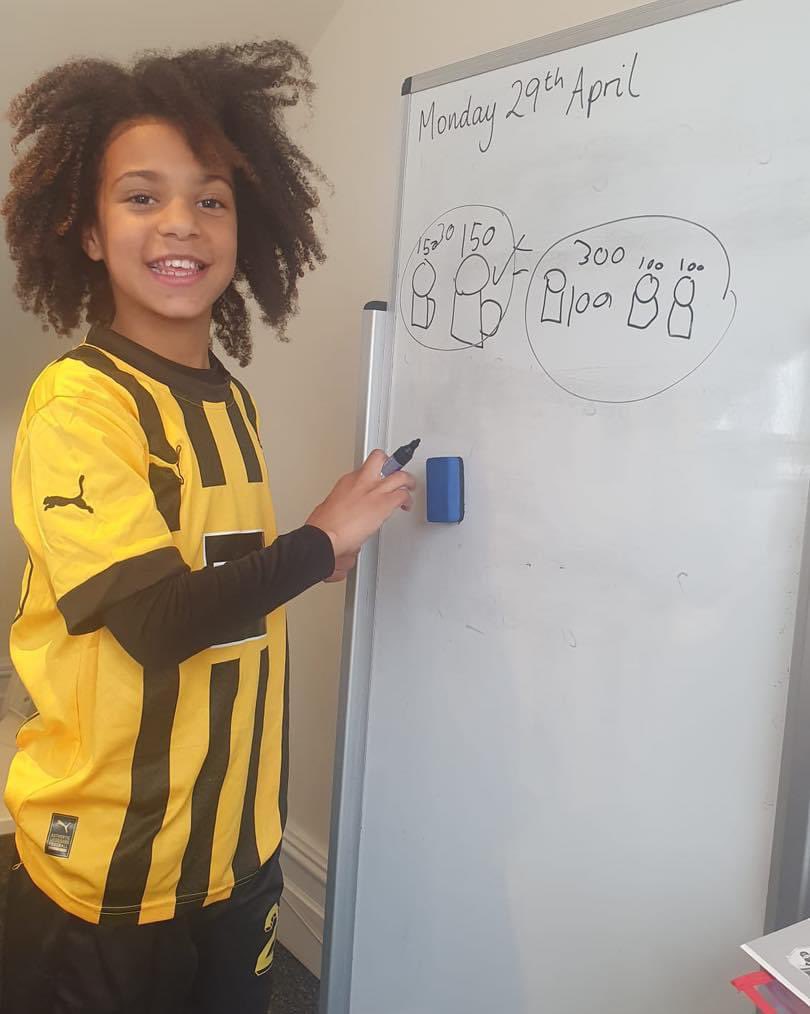 One of our LKS2 children modelling an answer to a tricky maths problem for her peers.

Amazing understanding and explanation 🤩 

#primaryschoolteachers #primaryschools #primaryschool #tutors #education #maths #mathstutor #mathschallenge #mathsteacher