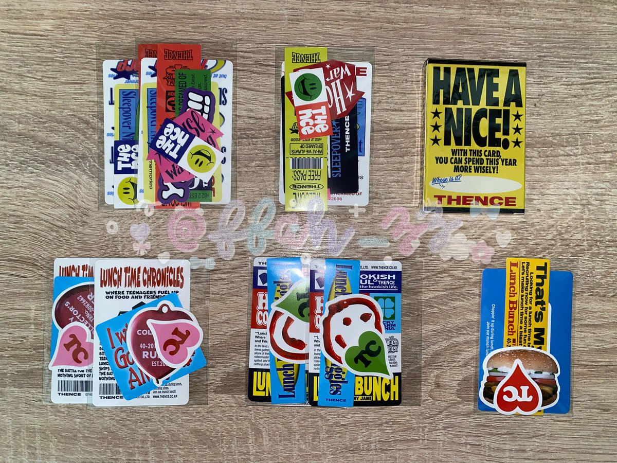 pls rt / พร้อมส่ง 🤍

💌 KW : thence

1 thence gift sticker set
- hwm red/blue 150
- lunch brunch a/b/c 100
2 photo card calendar hwm 120

📦 free shipping

🛒 สนใจ dm มาได้เลยค่า

#ตลาดนัดthence #Thenceพร้อมส่ง #ส่งต่อthence #Thenceส่งต่อ #พรีออเดอร์เกาหลี #ตลาดนัดsanrio