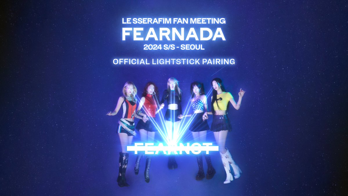 LE SSERAFIM FAN MEETING 'FEARNADA' 2024 S/S - SEOUL CARD NEWS
