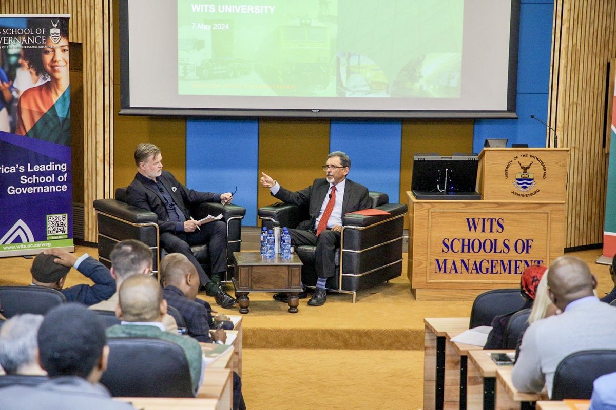 Had the privilege of interviewing ⁦@the_dtic⁩ Minister, Ebrahim Patel, last night about his freshly-minted Industrial Policy. Hosted by ⁦@Wits_WSG⁩ in partnership with ⁦@cisl_cambridge⁩. Green industrialization is core to a sustainable future.