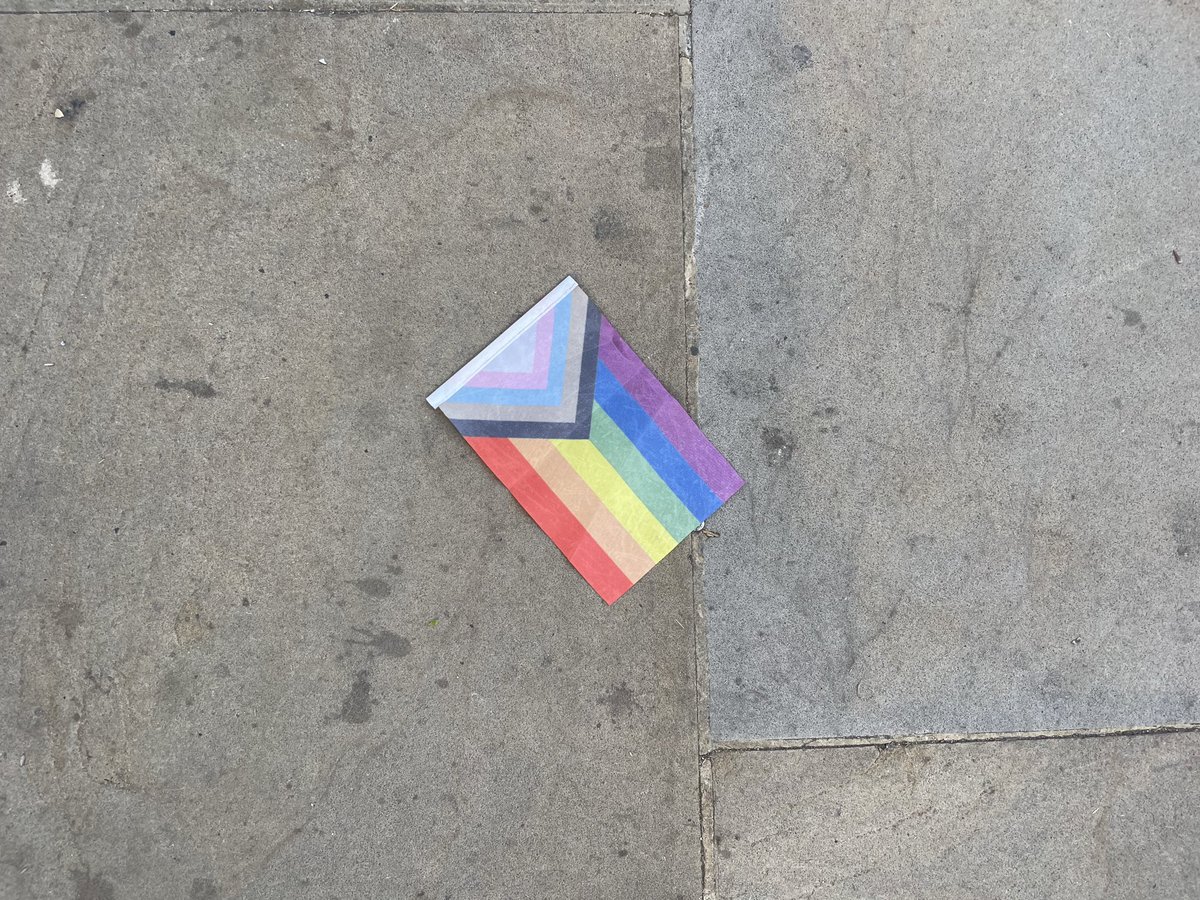 ronalyze's tweet photo. Die Progress Pride Flag. Für unbedarfte Menschen steht die bunte Flagge für Toleranz und Vielfalt. Die Flagge ist jedoch ein Symbol von Unterdrückung und Gewalt - vor allem gegen Frauen und Kinder. Ich werde hier Beispiele sammeln. #thread #progressflag https://t.co/p9jM6fBavl
