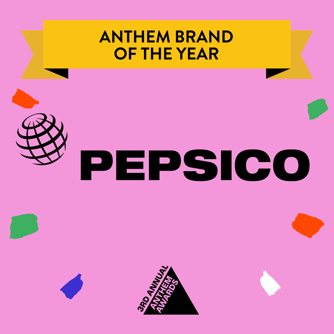 @PepsiCo has earned @anthemawards “Brand of The Year” honor after taking home more awards than any other org! Take a look at the winning work here: spr.ly/6010jlh3Y #PepsiCoProud