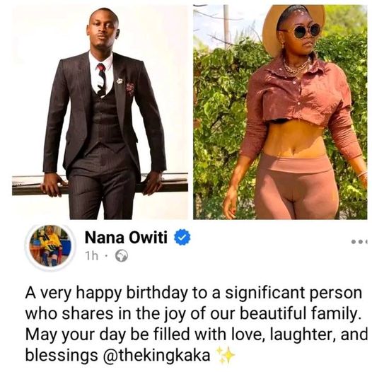 Celebrity Nana Owiti pens a beautiful birthday message to her hubby @kingkaka   
#atksocial #atktrends #atkliveyourdreams #atkcelebrityculture
#KingKaka
#CelebrityBirthday #celebritynews