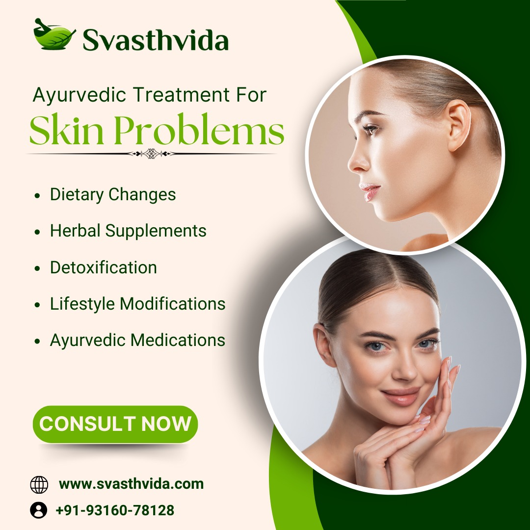 Transform your skin with the power of Ayurveda! Introducing Svasthvida's holistic skincare treatment, crafted to naturally rejuvenate and nourish your skin. 
For More Information:
➡️𝗪𝗲𝗯𝘀𝗶𝘁𝗲: svasthvida.com/.../ayurvedic-…
#AyurvedaSkincare #AyurvedicTreatment #Svasthvida