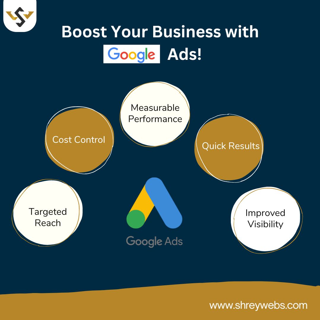 Unlock the full potential of your business with Google Ads! 

Dive deep into the benefits of targeted advertising—control costs, achieve rapid results, and dramatically improve your online visibility. 

shreywebs.com

#GoogleAds #DigitalMarketingSuccess #ShreyWebs