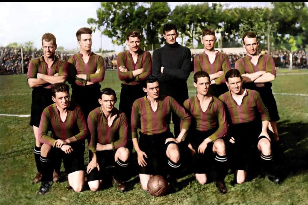 @ebarmack In 2028 it will be 100 years since the club wore a kit similar to this (colours to be confirmed), during their tour of Argentina, Brazil & Uruguay. #heritagematters