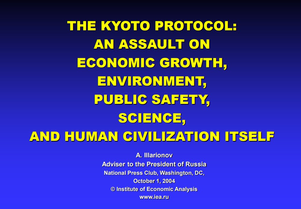 @csiscanada FYI Retrospective- The Kyoto Protocol: An Assault On Economic Growth, Environment, Public Safety, Science, And Human Civilization Itself    blog.friendsofscience.org/2020/09/04/ret… #ClimateChangeIsReal #corrupt